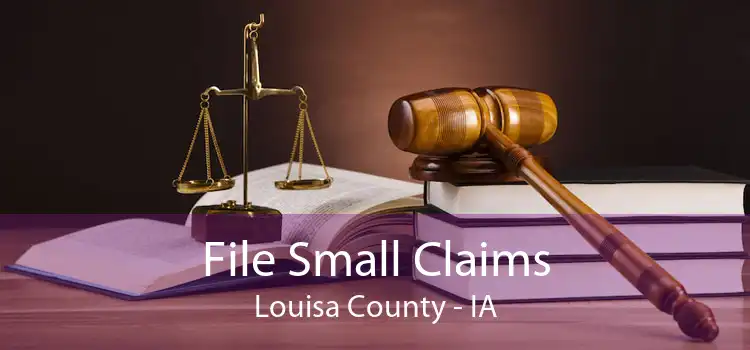 File Small Claims Louisa County - IA