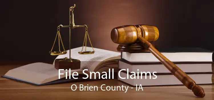 File Small Claims O Brien County - IA