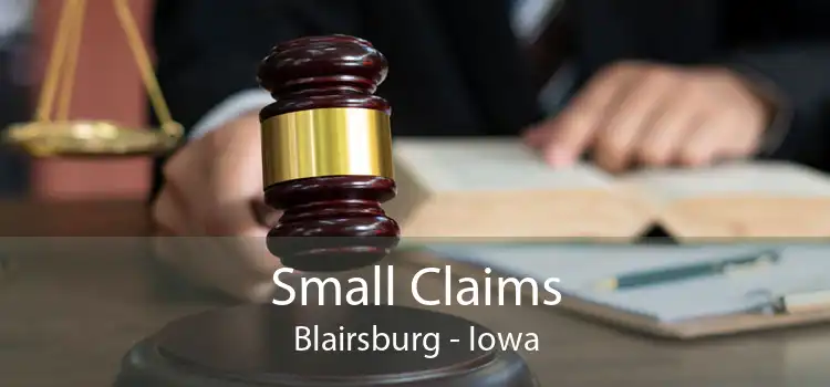 Small Claims Blairsburg - Iowa