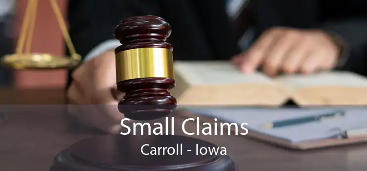 Small Claims Carroll - Iowa