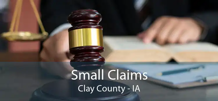 Small Claims Clay County - IA