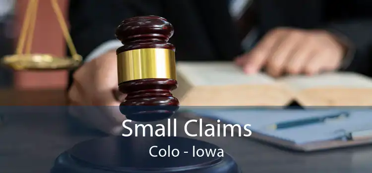 Small Claims Colo - Iowa