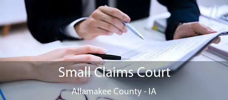 Small Claims Court Allamakee County - IA