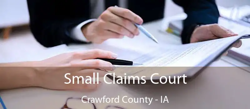 Small Claims Court Crawford County - IA