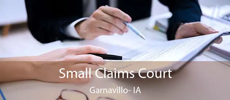  Small Claims Court Garnavillo- IA