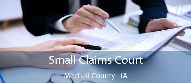  Small Claims Court Mitchell County - IA