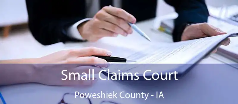  Small Claims Court Poweshiek County - IA