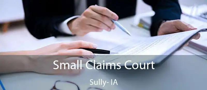  Small Claims Court Sully- IA