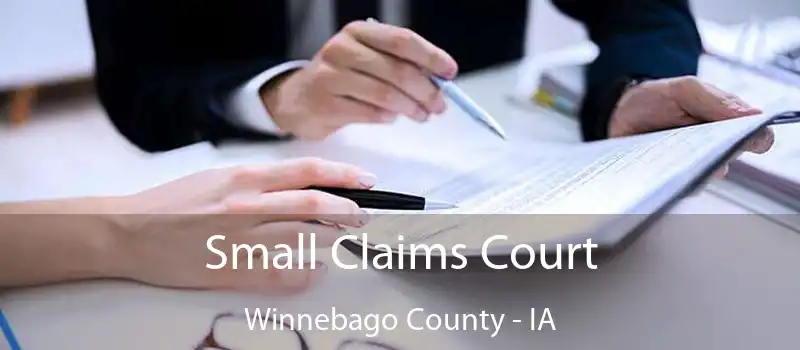  Small Claims Court Winnebago County - IA