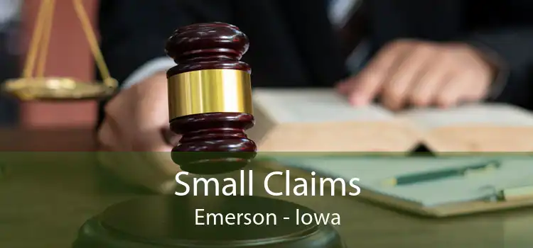 Small Claims Emerson - Iowa