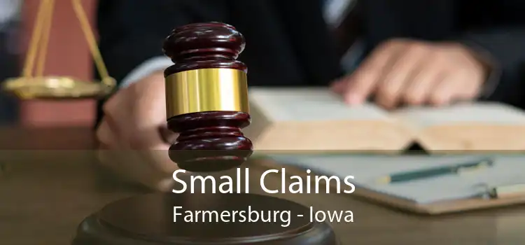 Small Claims Farmersburg - Iowa