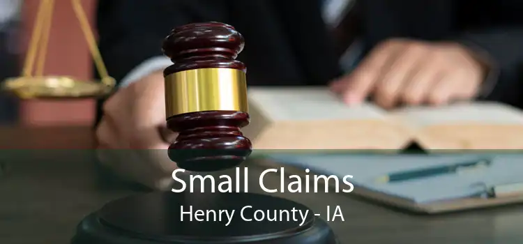 Small Claims Henry County - IA