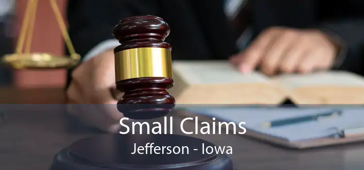 Small Claims Jefferson - Iowa