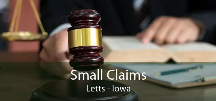 Small Claims Letts - Iowa