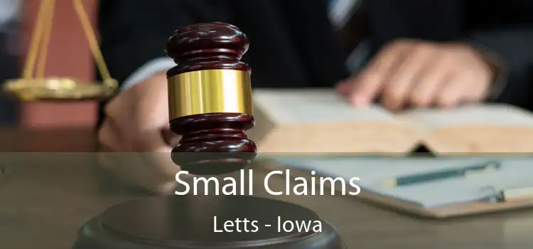 Small Claims Letts - Iowa