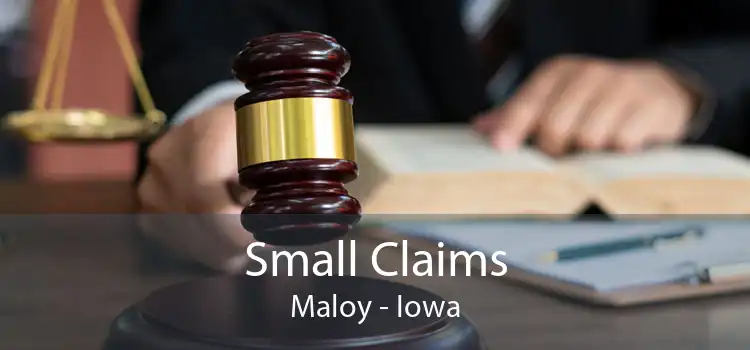 Small Claims Maloy - Iowa