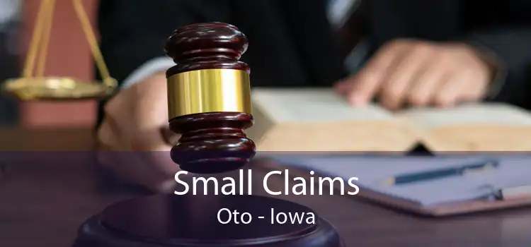 Small Claims Oto - Iowa
