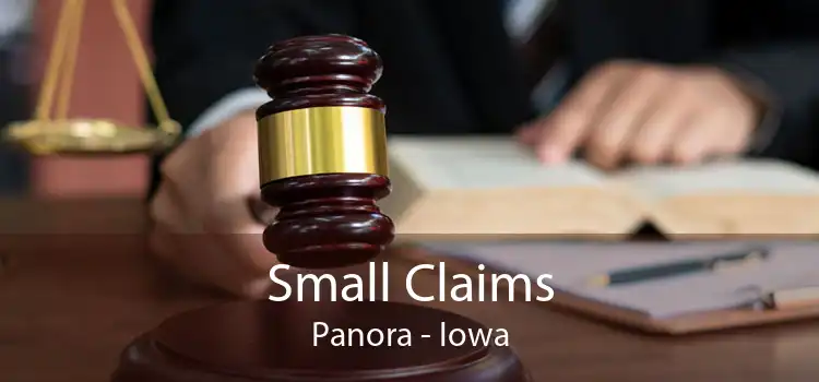 Small Claims Panora - Iowa